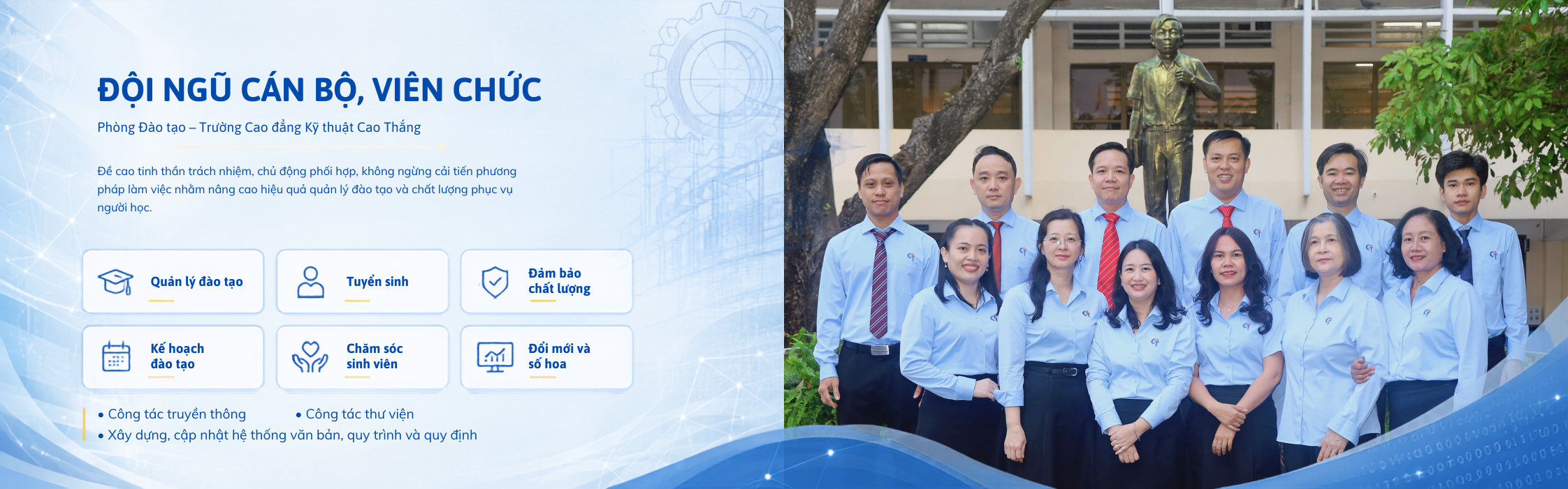 Banner thông tin số 3 của Phòng Đào tạo