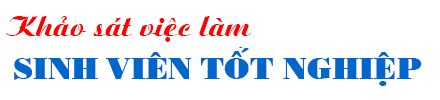 Khảo sát SV tốt nghiệp