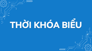 THỜI KHÓA BIỂU